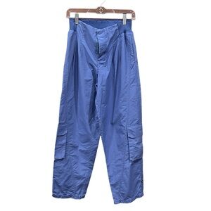NWT Free People Movement Cargo Mesmerize Me Pants Blue XS